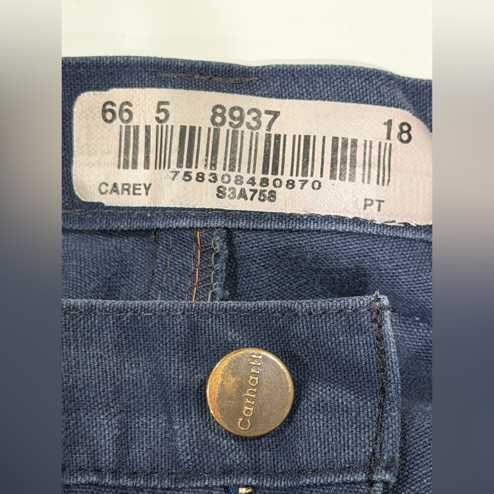 Carhartt Men's Blue Cargo Pants - Picture 6 of 10